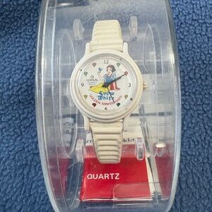 Lorus Disney Quartz Watch with Cream Strap
